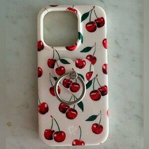Velvet Caviar Mon Cheri Cherry iPhone 14 Pro Case